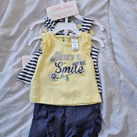 Little Lass Girls' 4-Piece Outfit Set - Picture 2 of 7